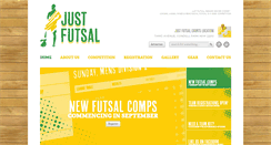 Desktop Screenshot of justfutsal.com.au